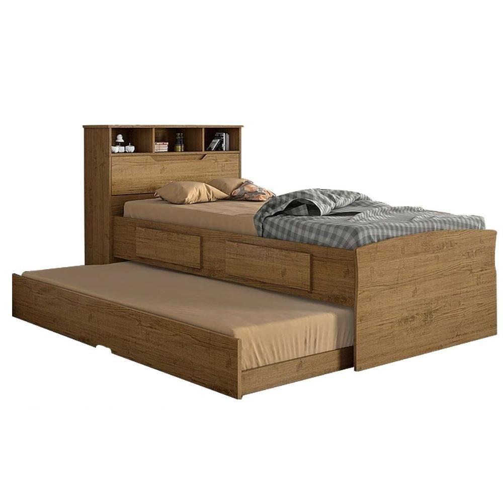 Cama Multifuncional Juvenil Ravena C- 2 Gavetas E Auxiliar Cinamomo-off White - Conquista - 10