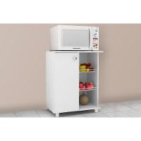 Balcão De Cozinha Fruteira Bf3205 Com 1 Porta E 2 Cestos 60cm Branco Tecno Mobili - 1