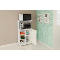 Balcão De Cozinha Fruteira Bf3207 Com 1 Porta 2 Cestos E 1 Nicho 60cm Branco Tecno Mobili - 3