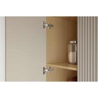 Armário Aéreo Cozinha Modulado Simone Mendes Com 2 Portas 120cm Carvalho Cinza - 8