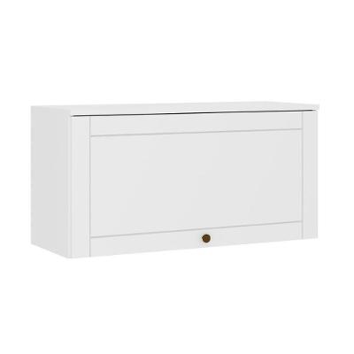 Armário Aéreo Cozinha Modulado Bella 2603 Com 1 Porta Basculante 80cm Branco