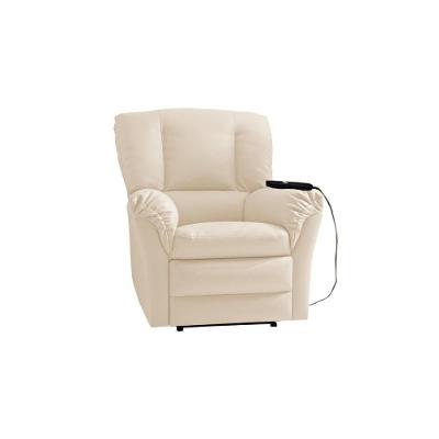 Poltrona Reclinável Motorizada Da Vinci Malbec Zero Wall Suede Bege Probel