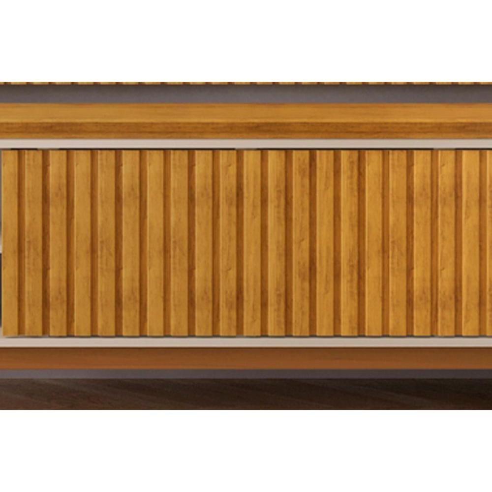 Estante P- Sala Até 75 Polegadas Loren Ripada C- Nichos 200x194cm Cedro-bali - Dj Móveis - 5