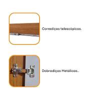 Cômoda Solteiro Chicago C- 1 Porta E 4 Gavetas Cinamomo - Tcil Móveis - 7