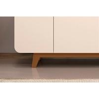 Estante P- Sala Até 75 Polegadas Nadine C- Led E Nichos 220x196cm Bali-cedro - Dj Móveis - 8