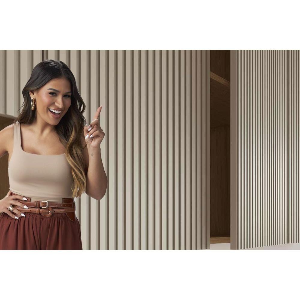 Armário Aéreo Cozinha Modulado Simone Mendes Com 2 Portas 80cm Carvalho Cinza - 7