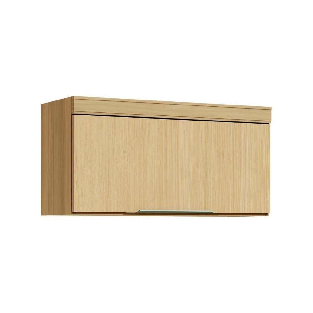 Armário Aéreo Cozinha Modulado Marquesa Com 1 Porta Basculante 80 Cm Nature - 1