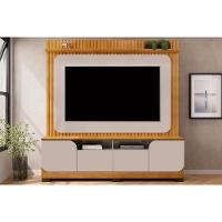 Estante P- Sala Até 65 Polegadas Vogue C- Prateleira Nichos E Pés 182x183cm Cedro-bali - Dj Móveis - 1