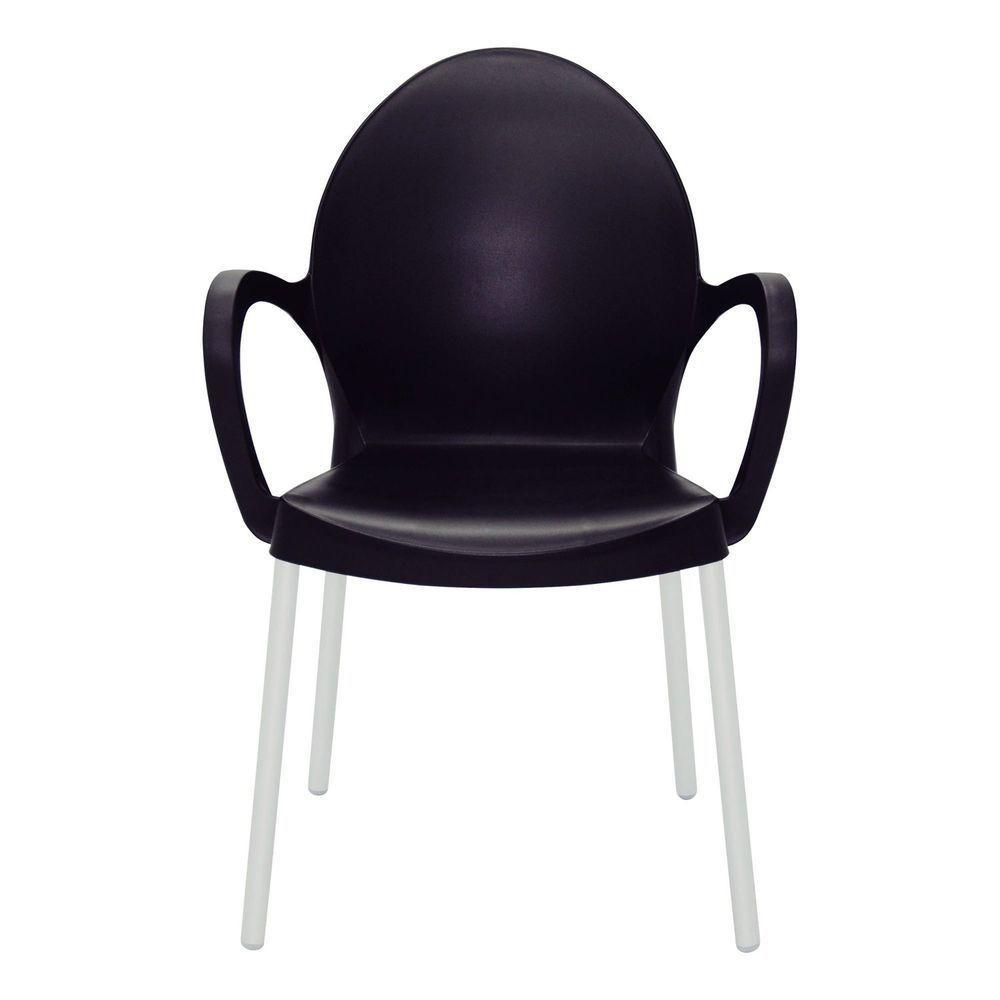 Cadeira Tramontina Grace Com Braços Em Polipropileno Preto Tramontina - 2