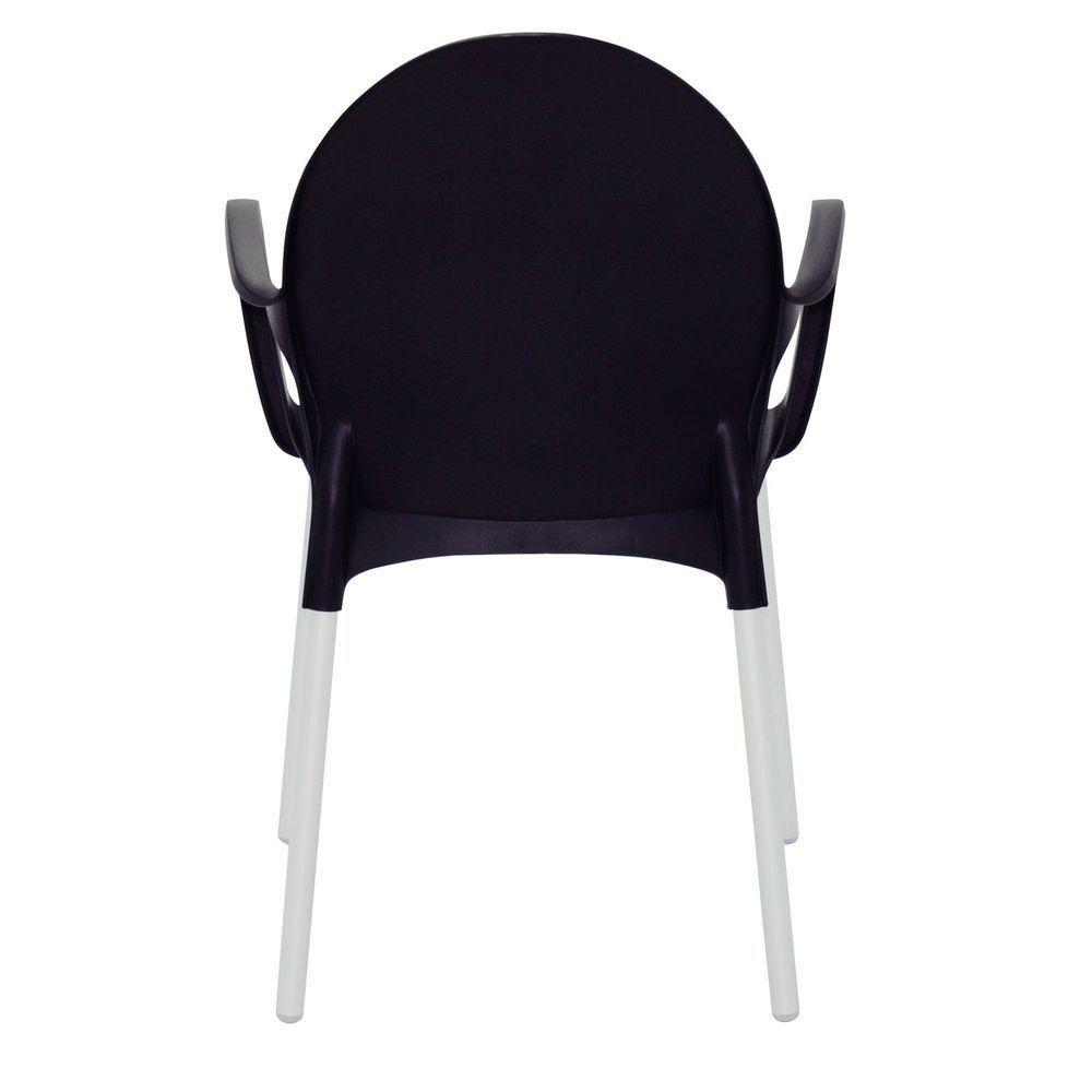 Cadeira Tramontina Grace Com Braços Em Polipropileno Preto Tramontina - 4