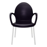 Cadeira Tramontina Grace Com Braços Em Polipropileno Preto Tramontina - 2