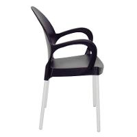 Cadeira Tramontina Grace Com Braços Em Polipropileno Preto Tramontina - 3