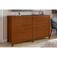 Cômoda Solteiro Horizontal Maggiore C- 6 Gavetas Frassino - Lopas - 1