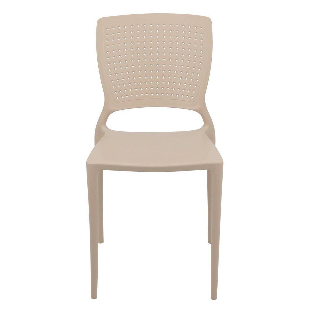 Cadeira Tramontina Safira Em Polipropileno E Fibra De Vidro Areia Tramontina - 2