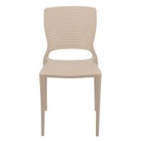 Cadeira Tramontina Safira Em Polipropileno E Fibra De Vidro Areia Tramontina - 2