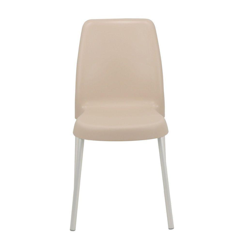 Cadeira Tramontina Vanda Com Pernas De Alumínio Em Polipropileno Areia Tramontina - 2