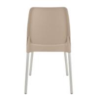 Cadeira Tramontina Vanda Com Pernas De Alumínio Em Polipropileno Areia Tramontina