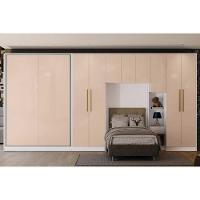 Cabeceira Cama Box Estofada Solteiro Adapt N547 Suede Bege - Kappesberg - 3