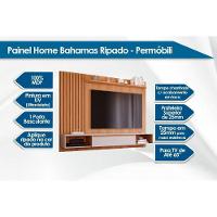 Painel Quarto P- Tv Até 65 Pol Bahamas Ripado C- 1 Porta 215x157cm Off White-nature - Permóbili - 2