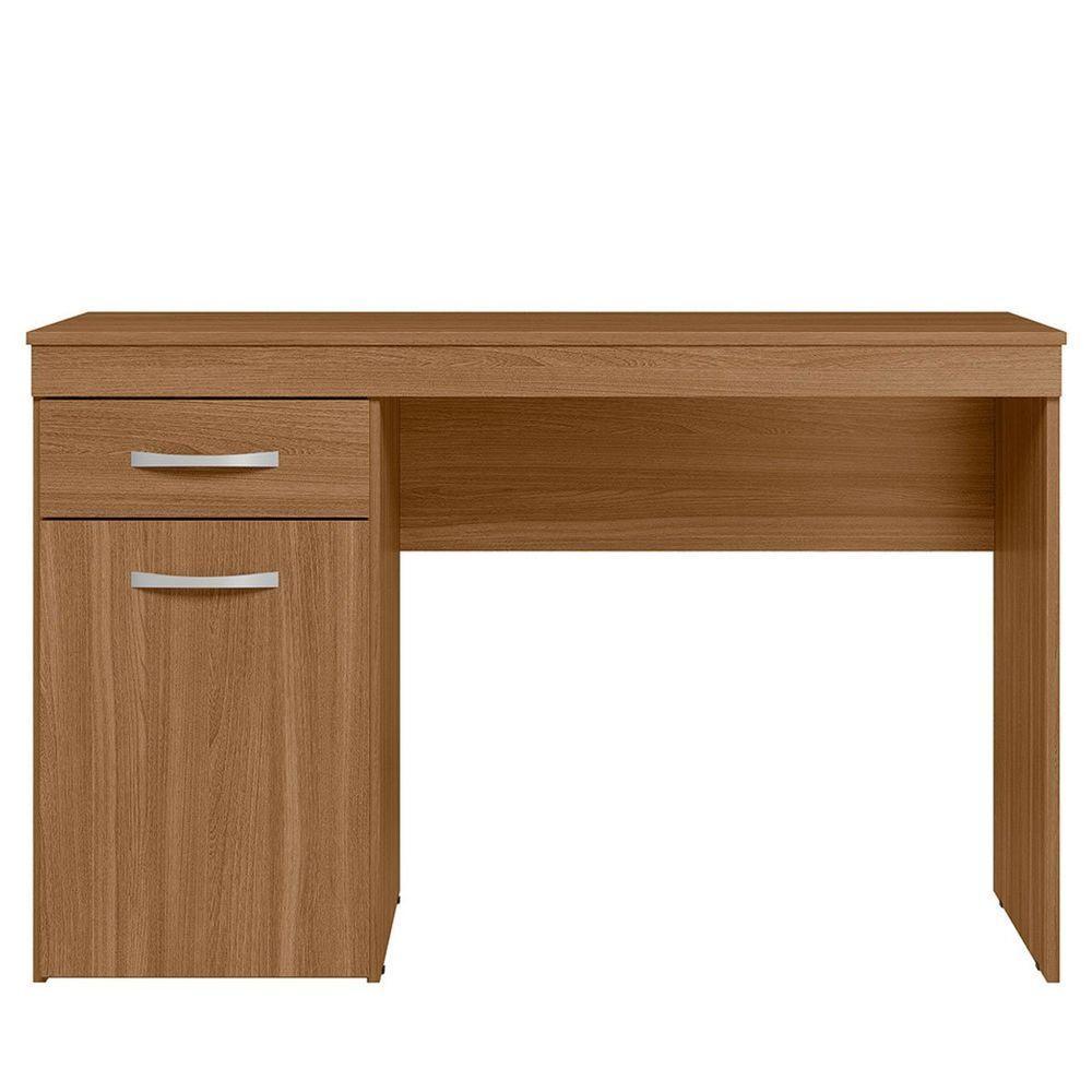 Mesa Para Computador Escrivaninha 1 Gaveta 1 Porta Glória Amêndola Touch - 7