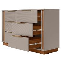 Cômoda Grande Com 6 Gavetas Giane Nogueira Nude - 2