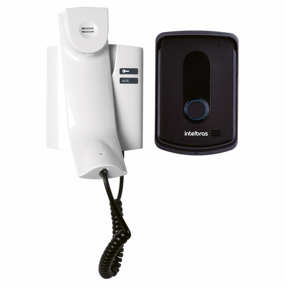 Kit 1 Porteiro Interfone IPR8010 + 1 Fechadura Preta Reversível FCFEC01N IPR 8010 - 2