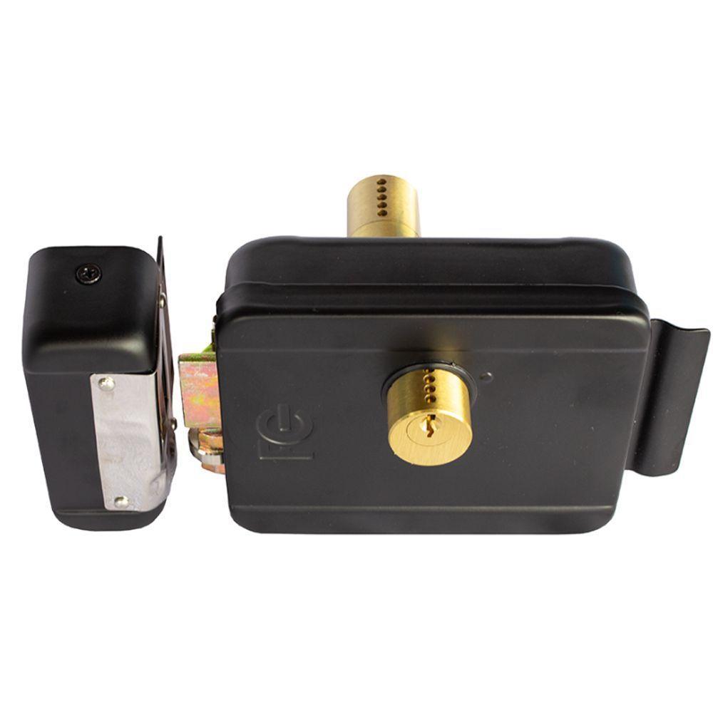 Kit 1 Porteiro Interfone IPR8010 + 1 Fechadura Preta Reversível FCFEC01N IPR 8010 - 5