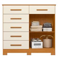 Cômoda Sapateira Mandarim 6 Gavetas 2 Portas Mdp Cinamomo Off White - 7