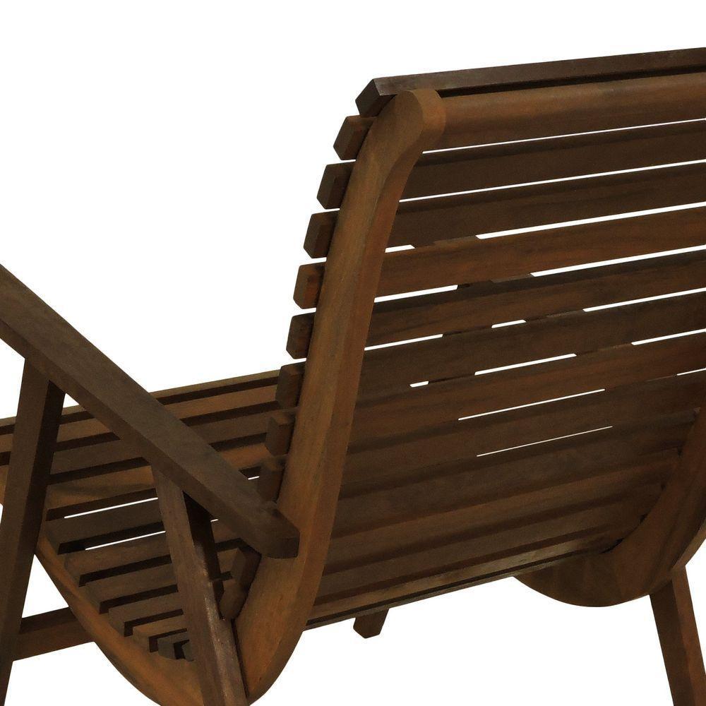 Poltrona Summer Madeira Imbuia Maciça Assento E Encosto Ripado Stain Imbuia - 8