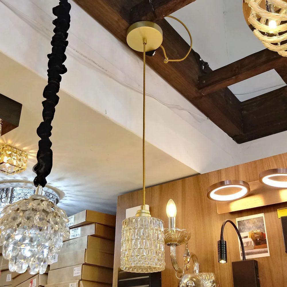 Pendente Blumenau Conhaque Pq 1lamp E27 89131132 - 1