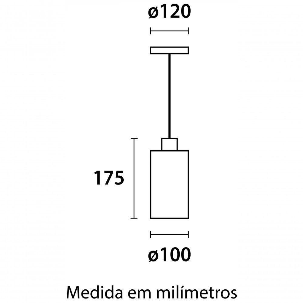 Pendente Blumenau Conhaque Pq 1lamp E27 89131132 - 6