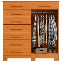 Cômoda Sapateira Alta Julieta 8 Gavetas 2 Portas Cinamomo - 1