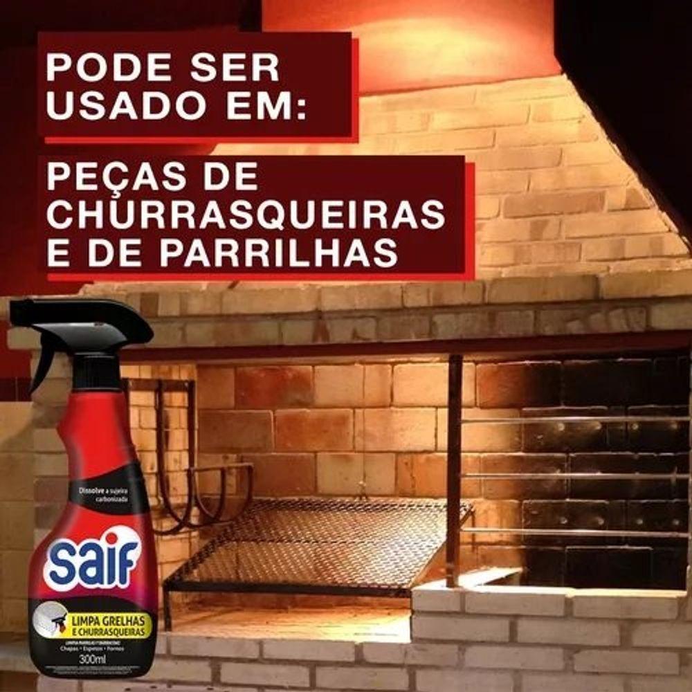 Limpa Grelhas E Churrasqueiras Saif 300ml - 4