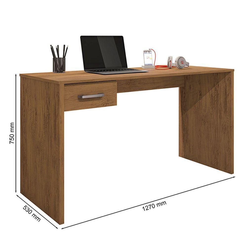 Mesa Para Computador Com 1 Gaveta Gávea Freijó - 9