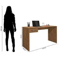 Mesa Para Computador Com 1 Gaveta Gávea Freijó - 2