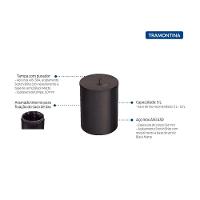 Lixeira Tramontina 5l Black Matte 94540084 - 2