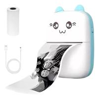 Mini Impressora Térmica Gatinho Portátil Sem Fio Bluetooth Bivolt - 2