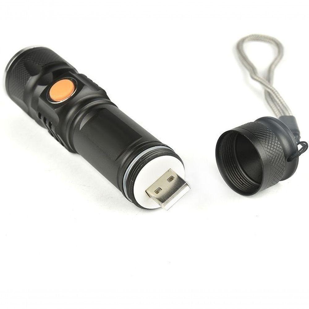 Lanterna Tatica 880000w Militar Longo Alcance T6 Usb - 1