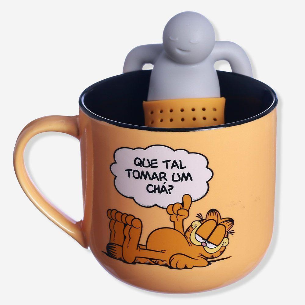 Caneca Com Infusor Garfield - 1