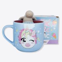 Caneca Com Infusor Unicórnio Zonacriativa - 1