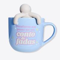 Caneca Com Infusor Unicórnio Zonacriativa - 2