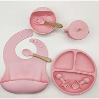 Kit Introdução Alimentar Bebe 8 Peças Silicone Iniciação Para Alimentos Rosa - 4