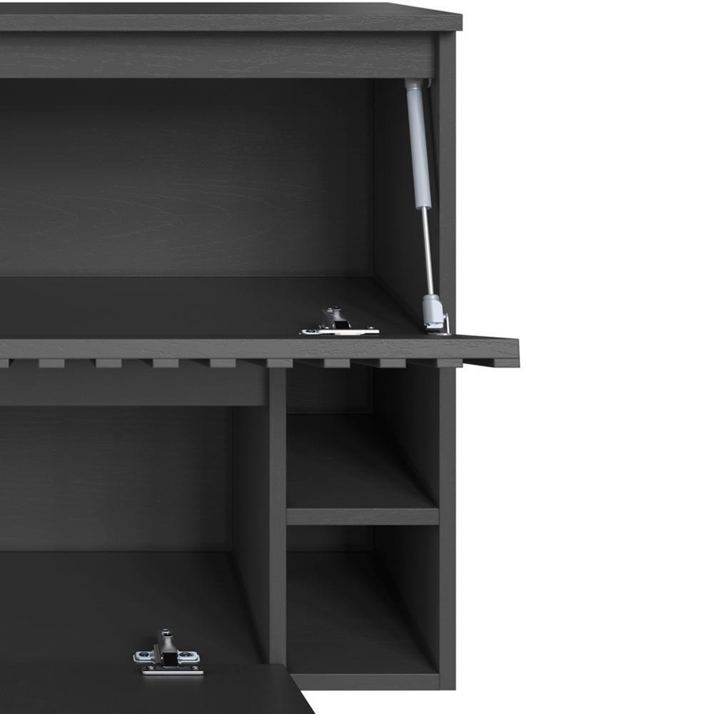 Gabinete Suspenso 2 Portas Basculantes 75 Cm Bl1000 Grafite Faem Grafite - 7