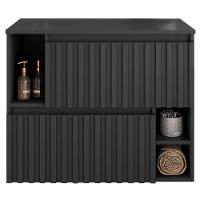 Gabinete Suspenso 2 Portas Basculantes 75 Cm Bl1000 Grafite Faem Grafite - 1