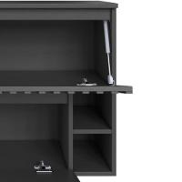 Gabinete Suspenso 2 Portas Basculantes 75 Cm Bl1000 Grafite Faem Grafite - 7