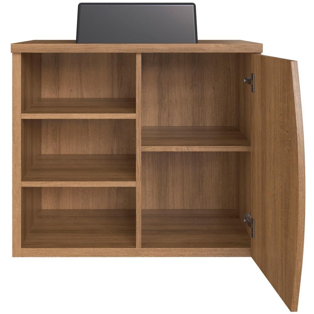 Gabinete Suspenso Com Cuba Preta 70 Cm Bl9680 Mell Faem Mell - 6