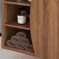 Gabinete Suspenso Com Cuba Preta 70 Cm Bl9680 Mell Faem Mell - 5