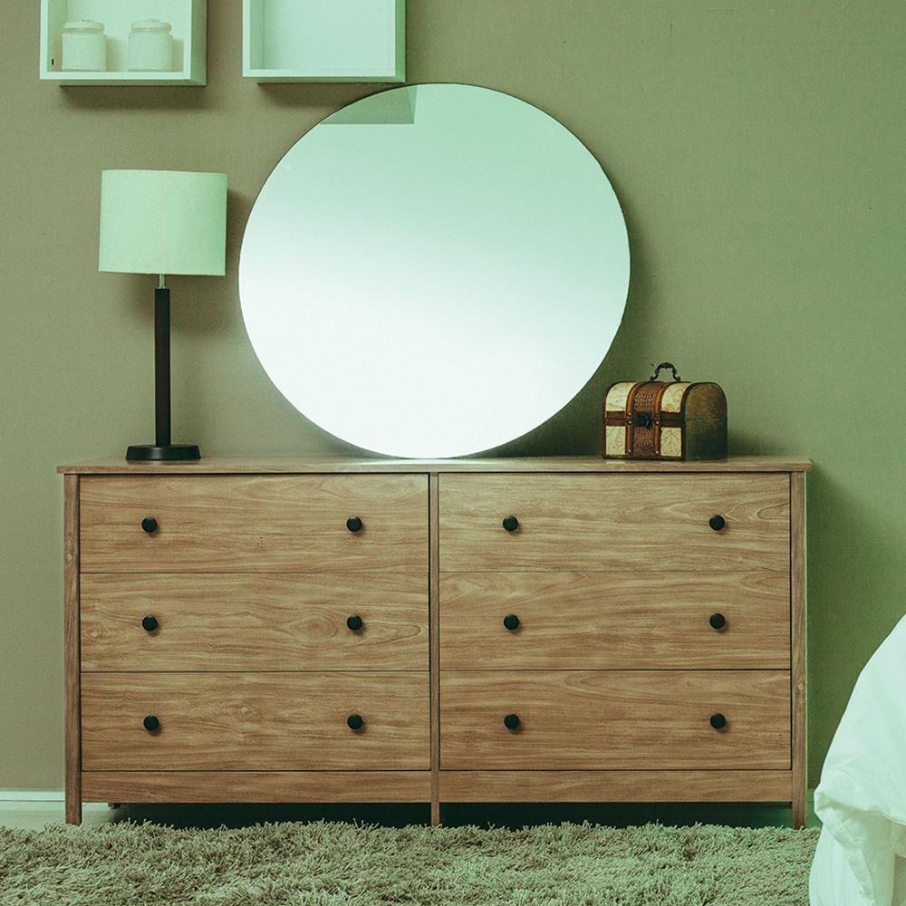 Comoda Para Quarto 6 Gavetas 146 Cm Dm221 Diamond Dtall Diamond - 8