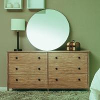 Comoda Para Quarto 6 Gavetas 146 Cm Dm221 Diamond Dtall Diamond - 8