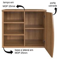 Gabinete Suspenso De Banheiro 70 Cm Bl9680 Mell Faem Mell - 3